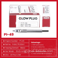 China Diesel Engines Glow plug PI-49 for ISUZU 4JB1 Factory